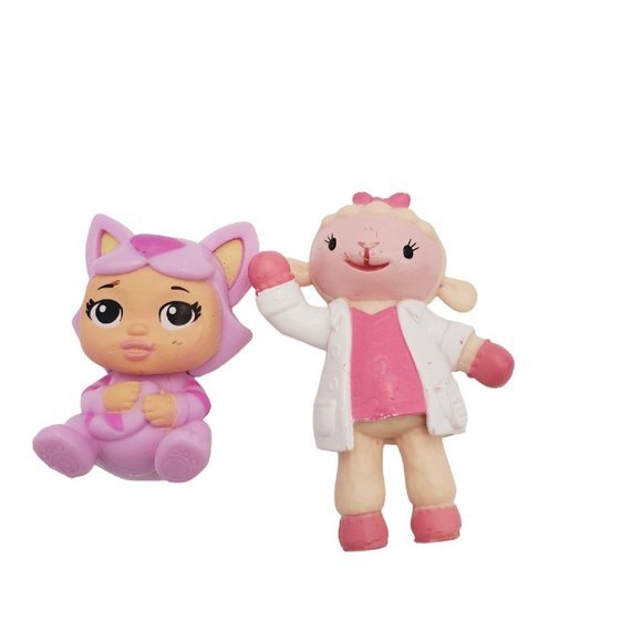 Disney Dr. Mcstuffins Hootsburgh Lambie Baby Cece & Daisy Action Figure Toy‎ PVC - Picture 2 of 6